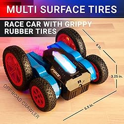 Force1 Tornado Red LED Remote Control Car for Kids