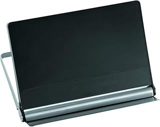 RÖSLE Kochbuchhalter, Hochwertiger faltbarer Halter für Kochbücher und Tablets, platzsparende Aufbewahrung, aus Edelstahl 18/10 und Kunststoff