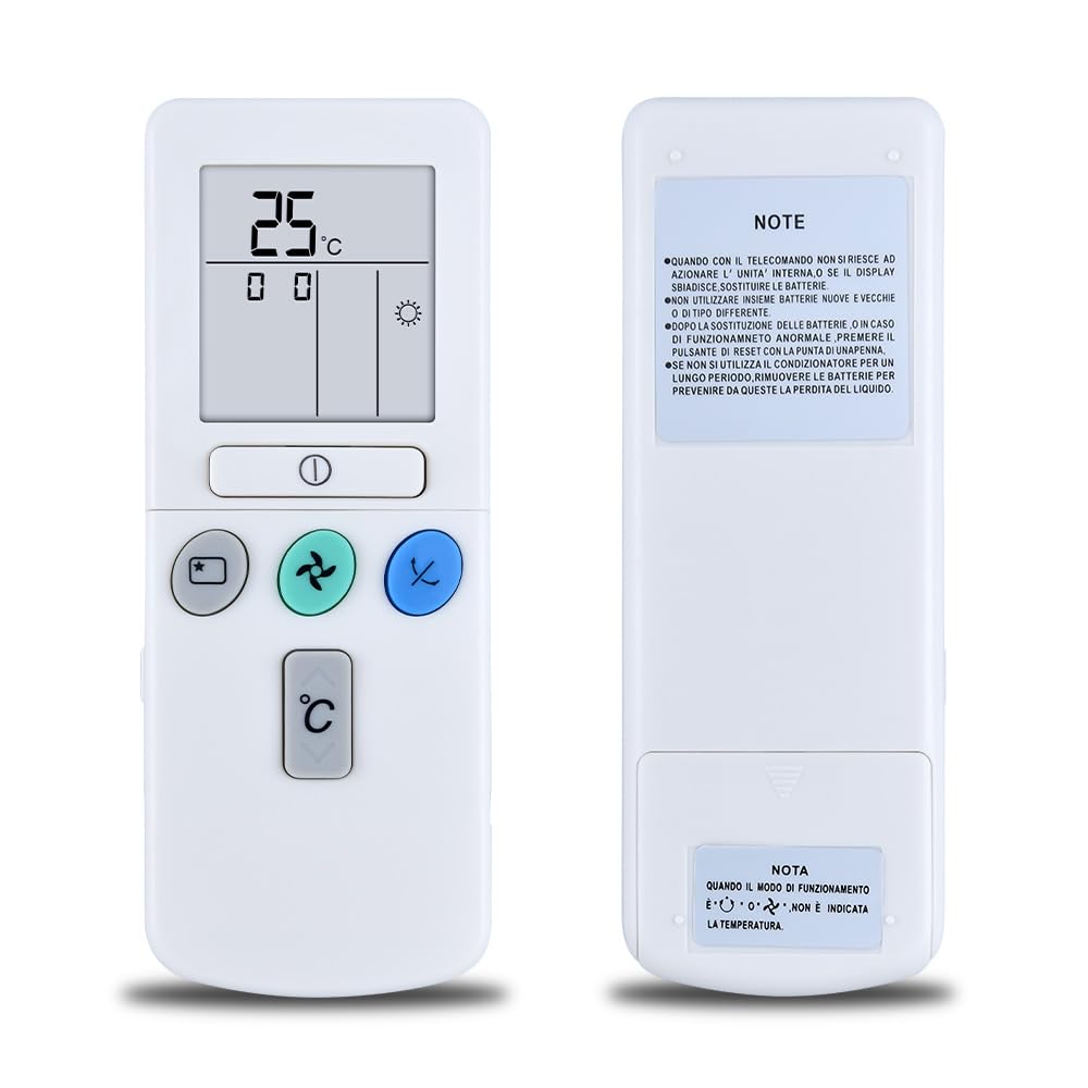 TCNOUMT For Hitachi Air Conditioner A/C RAR-3U4 RAR-2P2 RAR-3U1 RAR-3U2 RAR-3U3 RAR-52P1 RAR-2A1 RAR-2P1 General Air Conditioner Remote Control Hitachi Air Conditioner Remote Control Replacement