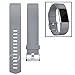 Humenn Fitbit Charge 2 Accessories Large Gray Fitness Band