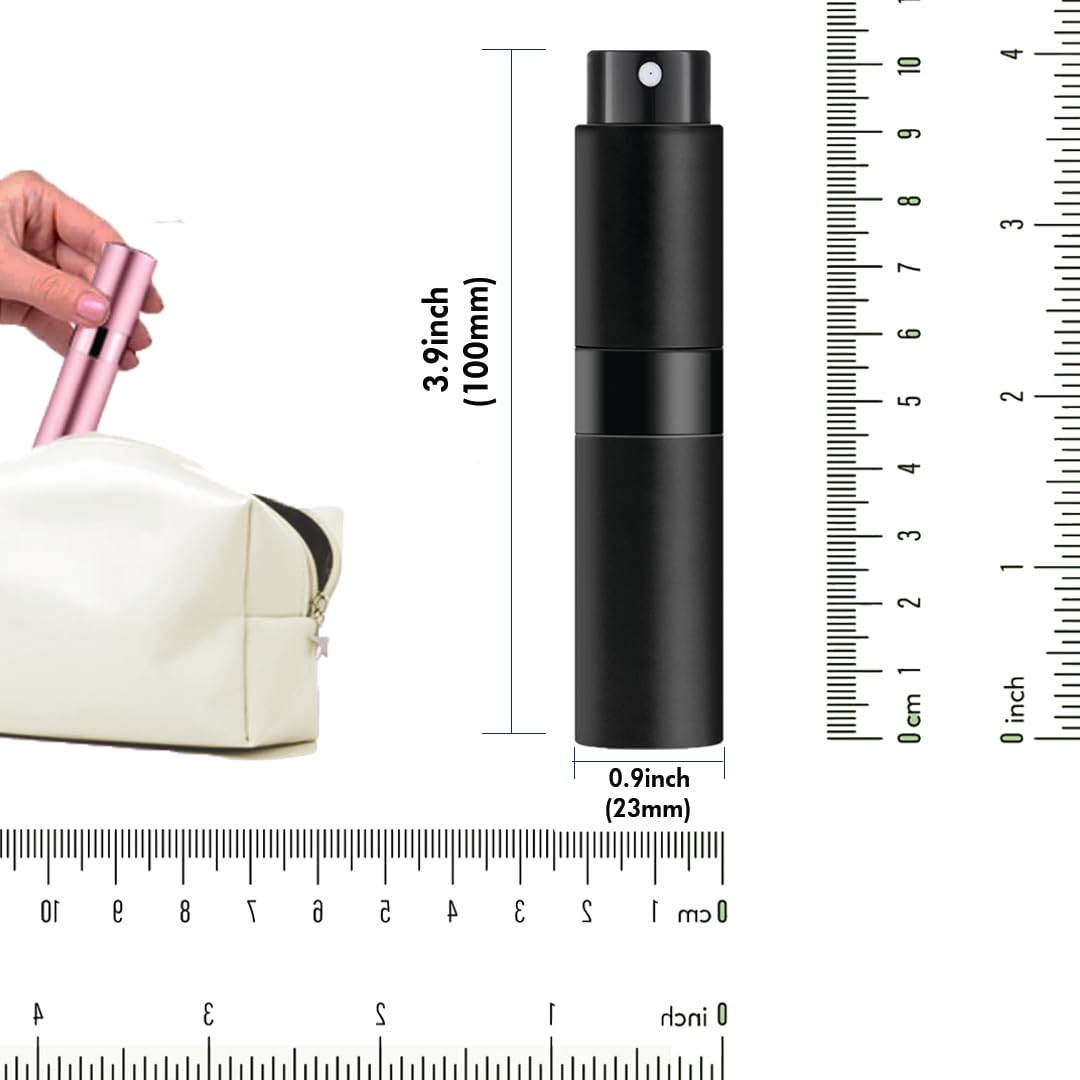 8ml Perfume Atomizer, 5 pcs Perfume Travel Refillable Bottle, Empty Cologne Travel Bottle, Atomizer Sprayer For Perfume