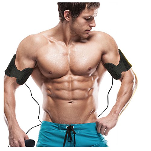 Woolala Arm Muscle Trainer for Men, E-M-S Electric Muscle Toner Arm Trimmer for Weight Loss Fat Burning Biceps and Triceps Muscle Training Equipment