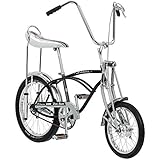 Schwinn Classic Old School Krate Bike, Ape Handlebar and Bucket Saddle, 20-Inch Wheels, Coal