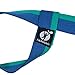 FitLifestyleCo Yoga Mat Strap - Carrying Sling - Durable Cotton - 4 Colors (Dark Blue Light Blue)