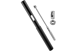 QNHEAY Aluminum+Stainless steel Clutch Cable Extender Fit for Harley Touring Models 2021-2023 Softails 2018-2023 Dynas 2021-2023 Replace 25660 4021-732, 4inch Motorcycle Handlebar Clutch Cable Replacement