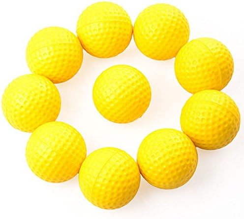 Backyard Practice Plastic Golf Balls Bright Yellow For Safe Indoor Or Outdoor Training Great For Kids Or Adults, By Particular Things