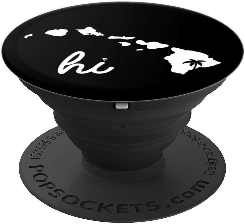 Hawaii Inspired Hawaiian Island Chain Palm Tree PopSockets PopGrip: Swappable Grip for Phones & Tablets