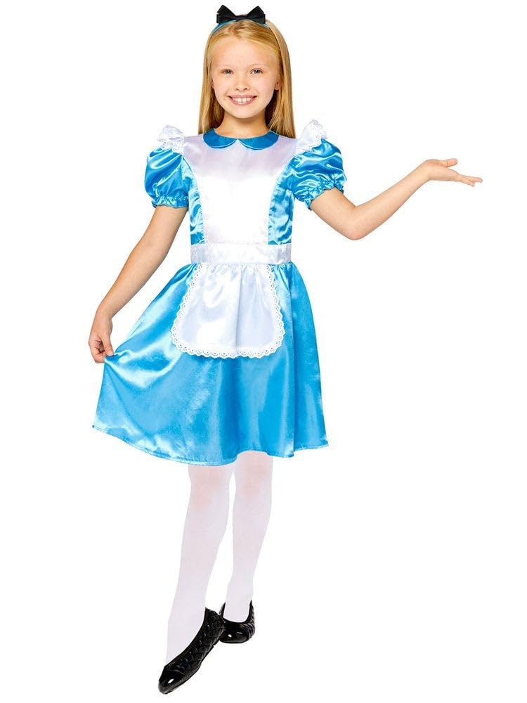 (PKT) (9910033) Child Girls Alice Girl Costume (4-6yr)