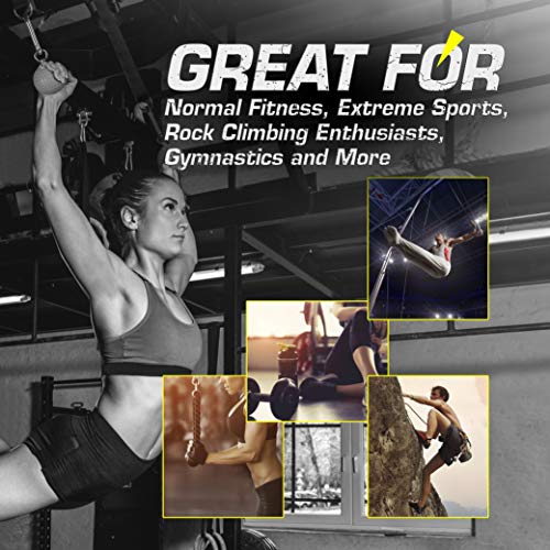 Climbing Pull Up Power Ball Set Hold Grips with Strap Non Slip Hand