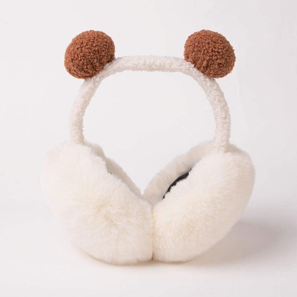 1 earmuffs to keep warm female winter cute earmuffs ear bagCoffee ball