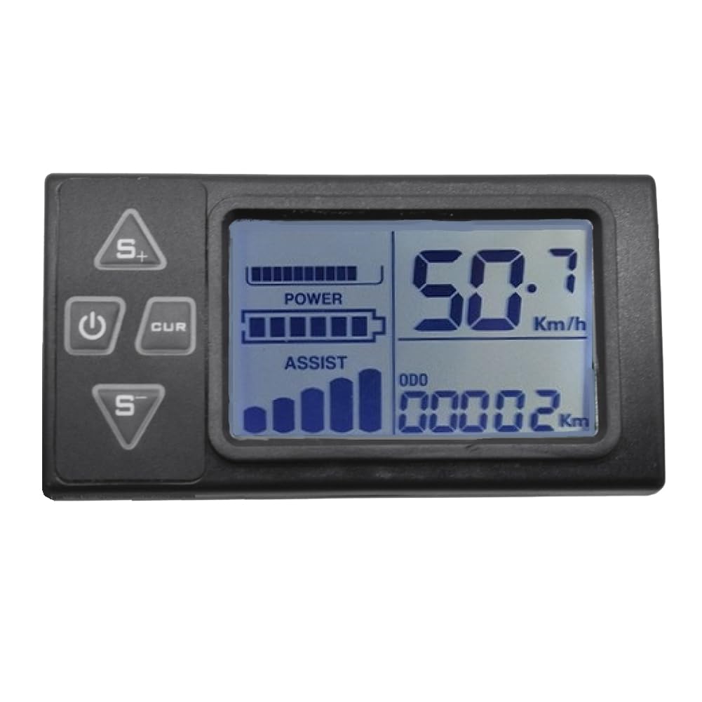TEITEYER Instrument Display S861 Display Dashboard Accessories 24V/36V/48V S861 LCD for Electric Bike BLDC Controller Control Panel (6PIN)