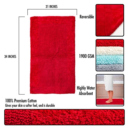 Qltyfrst Bath Mat Reversible 100 Premium Cotton 1900 Gsm Size Import It All