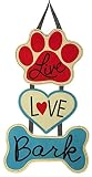 Evergreen Flag Live Love Bark Door Hanger
