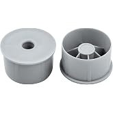 ROLLINGDOG Exclusive End Caps Refill | 1.5" Core Dia for 18 Inch Paint Roller Frame/Paint Roller Cover with Pin Hole Sized 10mm (Pack of 2)