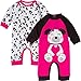 Gerber Baby Girls' 2 Pack Coveralls