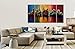 Santin Art-Summer in The City-Modern Canvas Art Wall Decor-Cityscape Oil Painting Wall Art