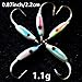 Krazywolf 25 Pieces Glow in Dark Ice Fishing Jig Kit