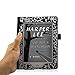 ACdream Nook GlowLight Plus Case, Folio Premium PU Leather Cover Case for Barnes & Noble Nook GlowLight Plus (2015 New version), Black-White-Leopard