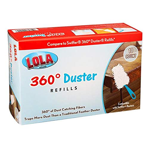 Lola 360 Duster Compatible Refills | 60 Count | Magnet Like Dust Catching Fibers Traps More Dirt Than Feather Dusters - Thumbnail 4