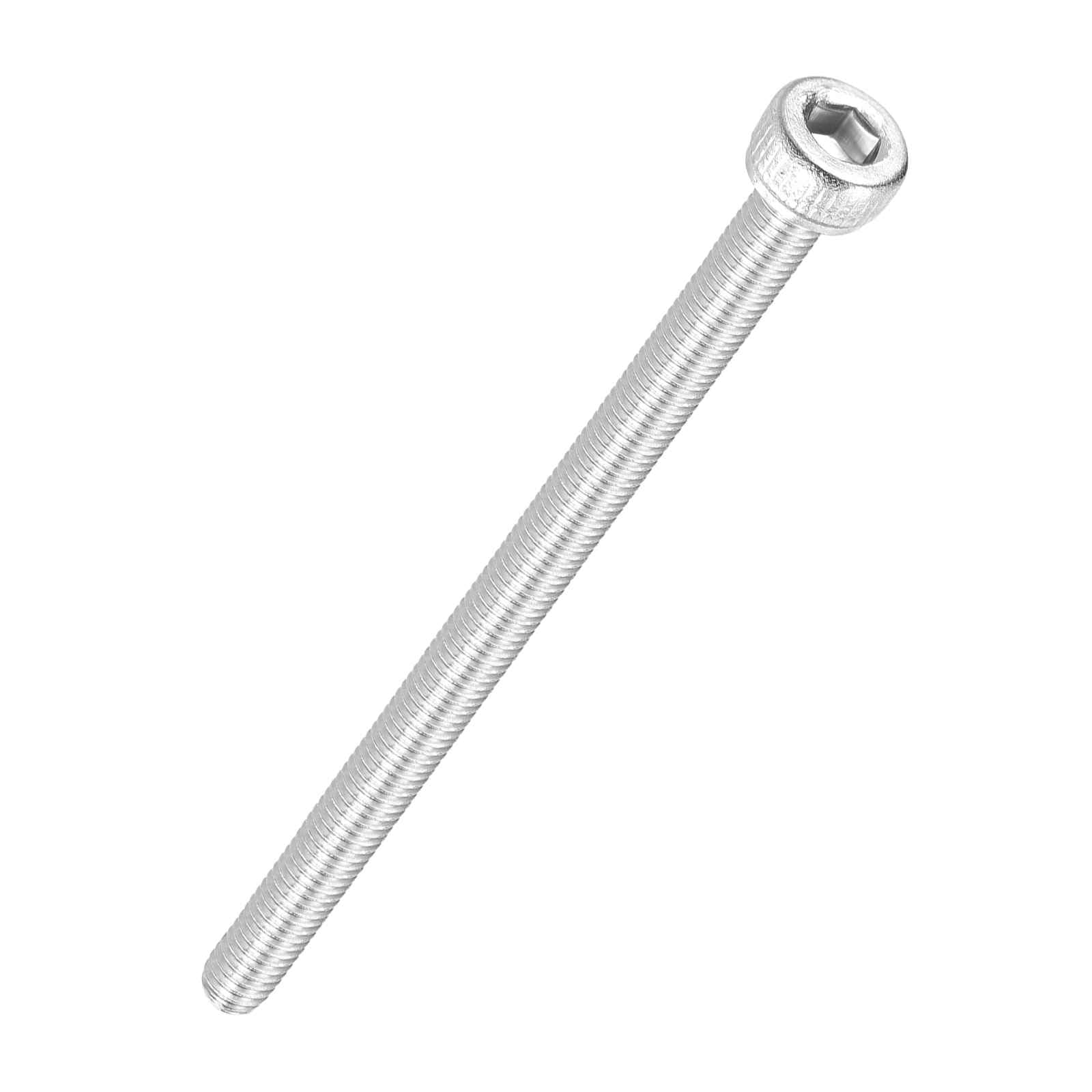 Kozelo 100pcs Socket Head Cap Screws - [M3-0.5 x 50mm] 304 Stainless Steel Allen Socket Drive for Electrical Motor 3D Printing Fan Engine Replacement Use, Silver — image 1