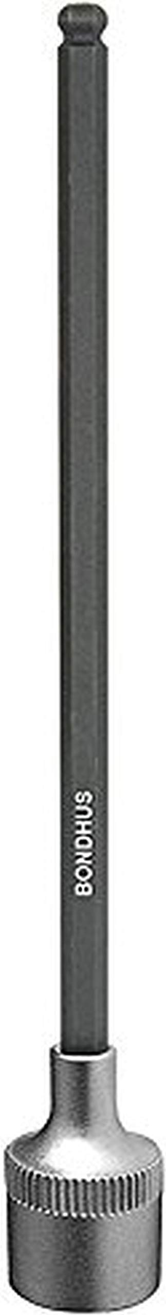 BONDHUS, 17MM BALLEND 6" INHEX Socket BIT+HEX Socket, 17MM, 43786