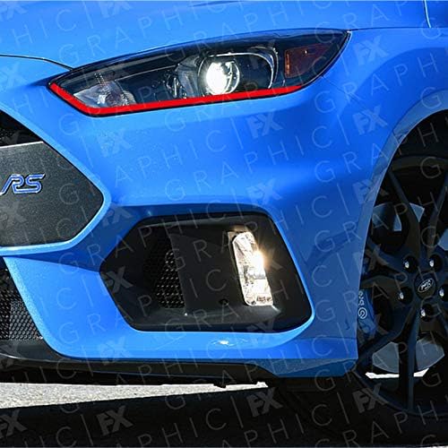 GraphicFX Ford Performance Fiesta Focus RS ST Line Demon Devil Eye Headlight Decals