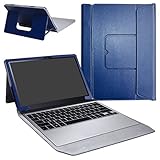 Asus Transformer Pro T304UA Case,Mama Mouth 2-in-1 Romovable Portfolio PU Leather Folio Stand Cover for 12.6