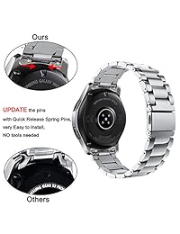 V MORO   Correa compatible con Samsung Galaxy Watch 1.811 in correas Gear S3 Band con protector de pantalla para Samsung Galaxy Watch 1.811 in Gear S3 Smartwatch