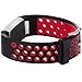 Wepro Bands Compatible with Fitbit Charge 2 HR for Men Women Girls Kids, Replacement Accessory with Air Holes, Large, Black on Red