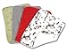 Trend Lab Dr. Seuss Cat in The Hat Burp Cloth Set, Red, Green