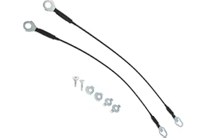 TUCKBOLD No.38502/4L3Z5443052AA/4L3Z5443053AA Tailgate Support Cable for Ford F-150 F150 2004-2014 for Lincoln Mark LT 2006-2