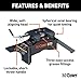 CURT 16130 Q20 5th Wheel Hitch, 20,000 lbs, Black