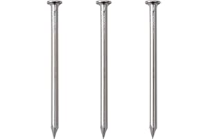 JEGONFRI 240pcs Hardware Nails, 1-1/2 Inches Nickel Plated Hanging Nails, Wall Nails for Hanging Picture, Wood Nails, Long Nails, Wire Nails (1-1/2 in)