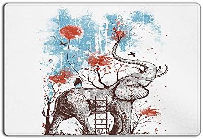 CHARM HOME Custom Art Elephant Doormat 23.6(L) x 15.7(W)