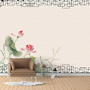 Wall Murals for Bedroom Beautiful Chinese Traditional Cultural Removable Wallpaper Peel and Stick Wall Stickers - 66x96 inches