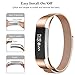 SWEES Fitbit Alta HR and Alta Bands Metal, Milanese Stainless Steel Replacement Accessories Metal Small & Large Band for Fitbit Alta HR and Alta, Rose Gold
