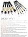 ACEVIVI Makeup Brushes - 10 PIECE Premium Makeup Brush Kit Bamboo Handle Synthetic Kabuki Foundation Cosmetic Brushes for Powder Liquid Cream