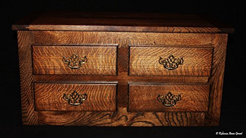 Dark Oak Hope Chest with Cedar Lining Gift for Her