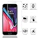 3 Pack LSK Screen Protector - Compatible for iPhone SE 2020, iPhone 8 & 7, Tempered Glass Case Friendly, Installation Tray - Gray