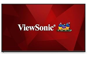 ViewSonic CDE6512 65" 4K UHD Commercial Display with VESP, Wireless Screen Sharing, USB Wi-Fi Capabilities, RJ45, HDMI, USB C