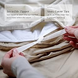 LUXOME King Size Cooling Weighted Blanket