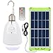 NING ZE XIN Solar Light Bulb with Solar Panel Multi-Functional Waterproof Rechargeable Remote Control Dimmable Hanging Lamp Tent Light Protable Lighting for Home, Camping, Power Outage, Emergency