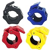 Greententljs 1 Inch Barbell Clamps Quick Release Locking Barbells Pro Workout Professional Barbell Collar Clips Lock fit 1-Inch Diameter Standard Size Bars/Bar