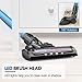 Cordless Vacuum, GOOVI Stick Vacuum Cleaner, 10KPa Powerful Cleaning Lightweight 2 in 1 Handheld Vacuum with Rechargeable Lithium Ion Battery and LED Brush
