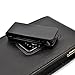 AISCELL Vertical Wallet Case Black Leather Pouch Swivel Belt Clip Holster for TCL 50 LE, 50 XL 5G, 40 XE 5G, Stylus 5G, 10 5G UW, 20 Pro 5G, REVVL 5G,REVVL V+ 5G,30 XE 5G, 30 V 5G (Fit Cover Case on)