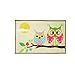Miracle Life Branches Cute Owl Beautiful Flowers Owl Rug