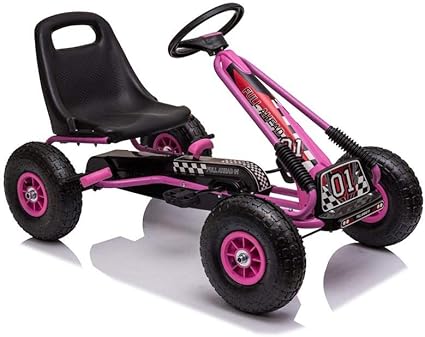 pink pedal go kart