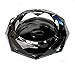 Amlong Crystal Octagon Black Large Crystal Ashtray 6 Inch X 6 Inch (150mm X 150mm) for Cigarettes or Cigars with Gift Box