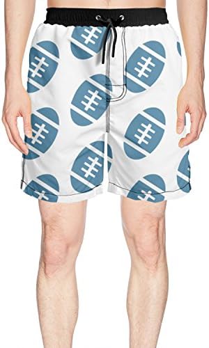 American Football Patterns Man Shorts Jogging Colorful Quick Dry