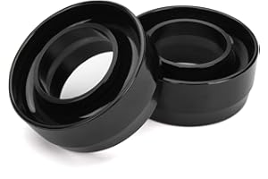 Dynofit 3 Inch Lift Kit for 1994-2018 Dodge Ram 1500 2WD, 1994-2011 Ram 2500/3500 2WD, Front Suspension Leveling Coil Spring Strut Spacers 2Pcs, Made of Polyurethane(PU)